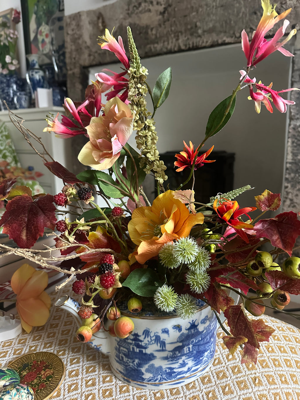 Foraged Autumn Tea Pot No.1