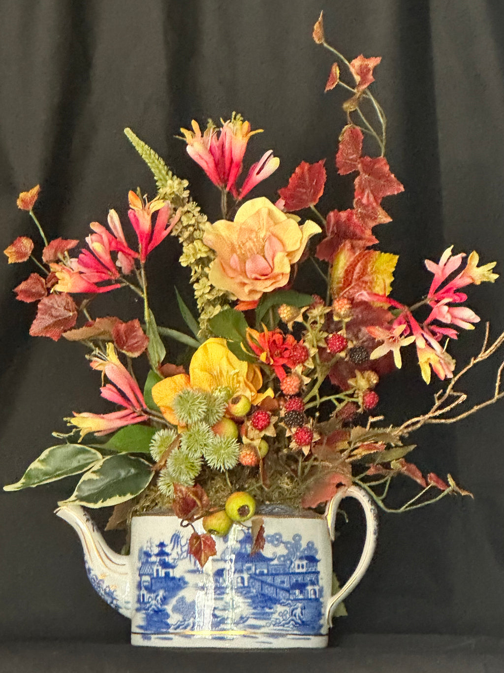 Foraged Autumn Tea Pot No.1